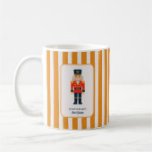 Elegant Nutcracker on The Yellow Stripes Kaffeetasse (Links)