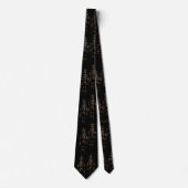 Elegant Nutcracker Soldier Black Shadow Neck Tie Krawatte (Vorderseite)