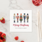 Elegant Nutcracker Weihnachten Serviette (Beispiel)