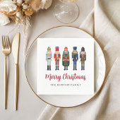 Elegant Nutcracker Weihnachten Serviette
