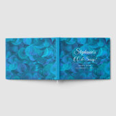 Elegant Ocean Blue 60 und Sassy Birthday Party Gästebuch (Voll)