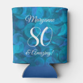 Elegant Ocean Blue 80 und Phantastische Geburtstag Dosenkühler (Rückseite)