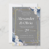 Elegant & Öko-freundlich: Custom Digital Wedding I Einladung (Vorderseite)