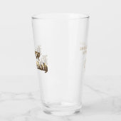 Elegant Old English Lettering Happy Hanukkah Glas (Links)