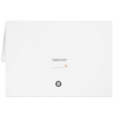 Elegant Old English Merry Christmas Calligraphy (Rückseite Horizontal)