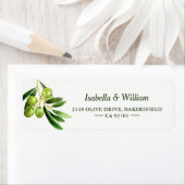 Elegant Olive Boho Garden Summer Wedding Address (Insitu)