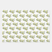 Elegant Olives Geschenkpapier Set (Vorderseite)