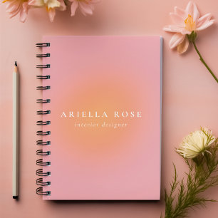 Elegant Ombre Blush Pink Beruflich sauber Planer
