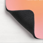 Elegant Ombre Blush Pink Clean Feminine Mousepad (Ecke)