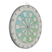 Elegant Ombre Dartboard with White Border Dartscheibe (Vorderseite Links)