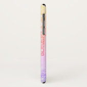 Elegant Ombre Glitzer Tropfen Case-Mate iPhone Hülle (Hinten/Links)