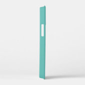 Elegant Ombre Glitzer Tropfens Mint Green Case-Mate iPhone Hülle (Rückseite / Rechts)