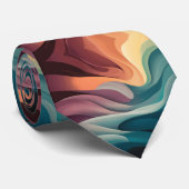 Elegant Ombre Krawatte (Gerollt)