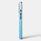 Elegant Ombre Sky Blue Geometric Design Case-Mate iPhone Hülle (Rückseite / Links)