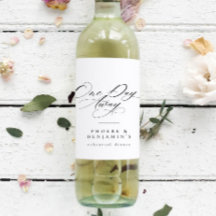 Elegant One Day Away Rehearsal Dinner Personalized