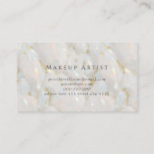 Elegant Opal Gemstone Einzigartig Treuekarte (Rückseite)