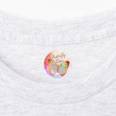 Elegant Opal Silver Golden Butterfells Etiketten (Befestigt)