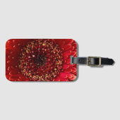 Elegant Orange & Cream Floral Gepäckanhänger (Vorderseite (Horizontal))