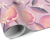 Elegant Orange Grove dusk Geschenkpapier (Rolleneckpunkt)