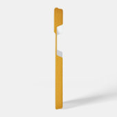 Elegant Orange leather iPhone Hülle (Linke Seite)