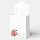 Elegant Orange Peony Bouquet Wedding Geschenkschachtel (Geöffnet)