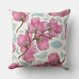 Elegant Orchid Blossom Square Pillow – Luxe Bloom Kissen