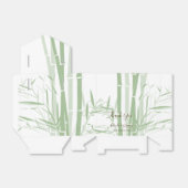 Elegant Oriental Bamboo Wedding Geschenkschachtel (Ungefaltet)