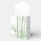 Elegant Oriental Bamboo Wedding Geschenkschachtel (Geöffnet)