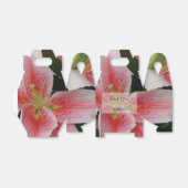 Elegant Oriental Lilies Wedding Geschenkschachtel (Ungefaltet)