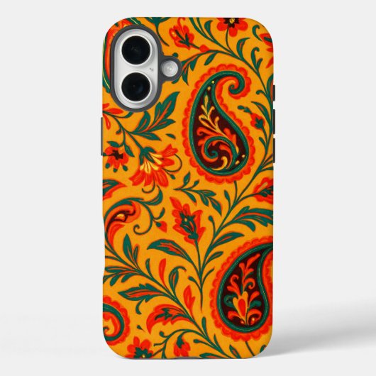 Elegant Paisley Floral Pattern Case-Mate iPhone Hülle (Rückseite)