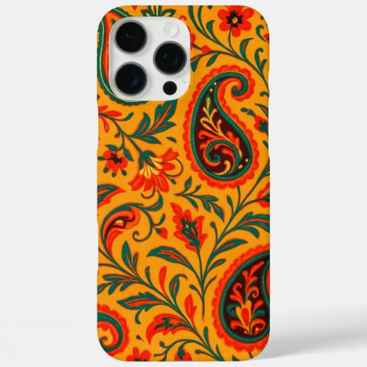 Elegant Paisley Floral Pattern Case-Mate iPhone Hülle (Rückseite)