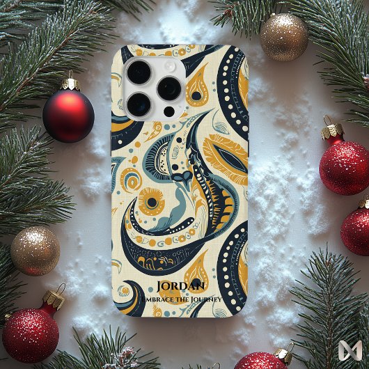 Elegant Paisley Fusion - Artistic Global Style Case-Mate iPhone Hülle