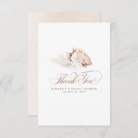 Elegant Pampas Grass Light Floral Vielen Dank