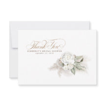 Elegant Pampas Grass White Floral Vielen Dank