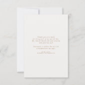 Elegant Pampas Grass White Floral Vielen Dank Dankeskarte (Rückseite)