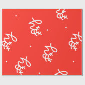 Elegant paper features a vibrant holiday design geschenkpapier (Flach)