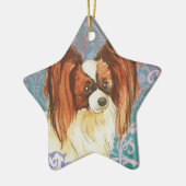 Elegant Papillon Keramik Ornament (Links)