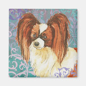 Elegant Papillon Magnet (Vorne)