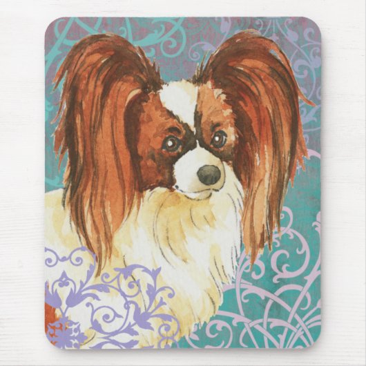 Elegant Papillon Mousepad (Vorne)