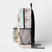 Elegant Paris Frankreich Eiffel Tower Französische Bedruckter Rucksack (Rechts)