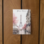 Elegant Paris Frankreich Eiffel Tower Painting Postkarte