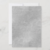 Elegant Paris View Eiffel Tower Save the Date (Rückseite)