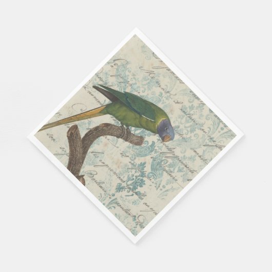 Elegant Parrot Serviette (Ecke)