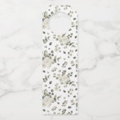 Elegant Pastel 60. JAHRESTAG Flaschenanhänger (Rückseite)