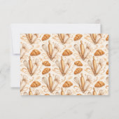 Elegant Pastel Bakery Branding Dankeskarte (Rückseite)