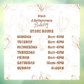 Elegant Pastel Bakery Branding Fensteraufkleber (Blatt 3)