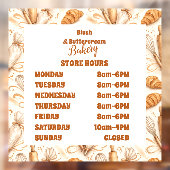 Elegant Pastel Bakery Branding Fensteraufkleber (Blatt 2)