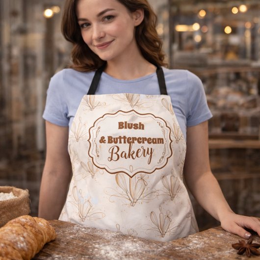 Elegant Pastel Bakery Branding Schürze