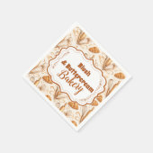 Elegant Pastel Bakery Branding Serviette (Ecke)