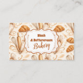 Elegant Pastel Bakery Branding Visitenkarte (Vorderseite)